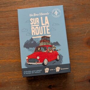 Sur La Route Kids Travel Game - Blue & Red